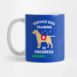 Yellow Lab Service Dog in Training Mug